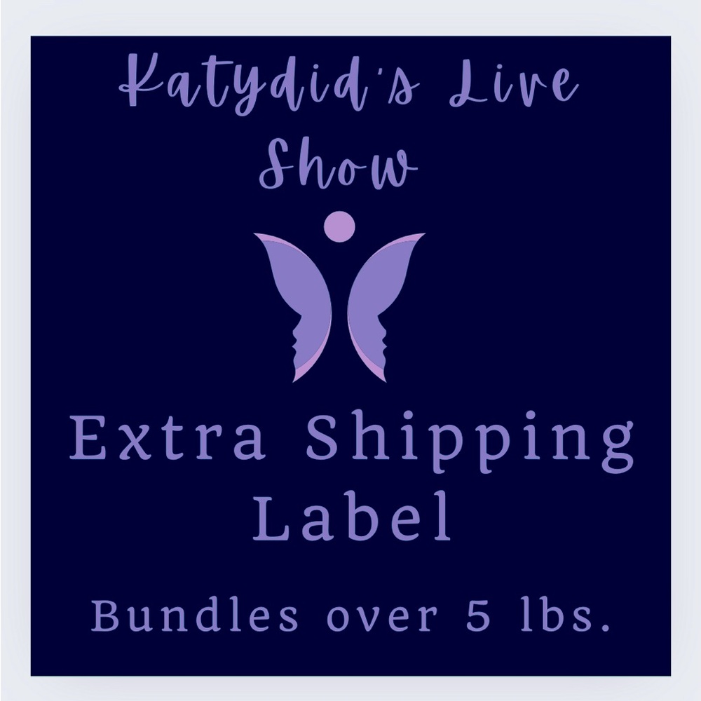 🦋LIVE SHOW-EXTRA SHIPPING LABEL🦋